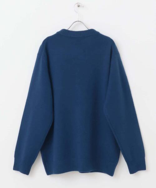 URBAN RESEARCH ROSSO MEN（アーバンリサーチロッソメン）の「『XLサイズあり』ハミルトンラムズウールVネックニット（ニット/セーター・メンズ・ネイビー/ブルー/ベージュ系その他/ベージュ/ブラック/チャコールグレー/ホワイト・X-LARGE/SMALL/LARGE/MEDIUM）」の21枚目の写真