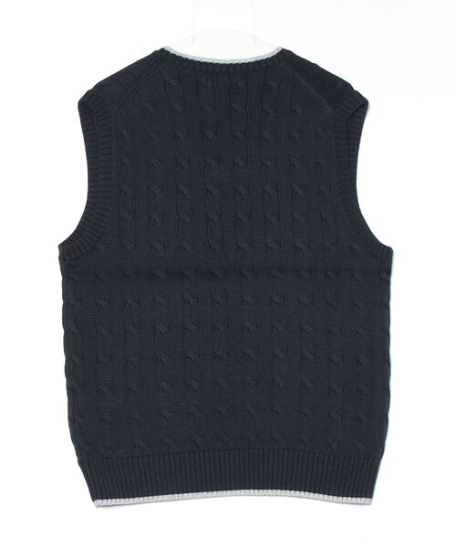 POLO RALPH LAUREN（ポロ ラルフ ローレン）の「ケーブルニット コットン セーター ベスト（ベスト・メンズ・マルチ・XL/L/M/S/XXL）」の7枚目の写真