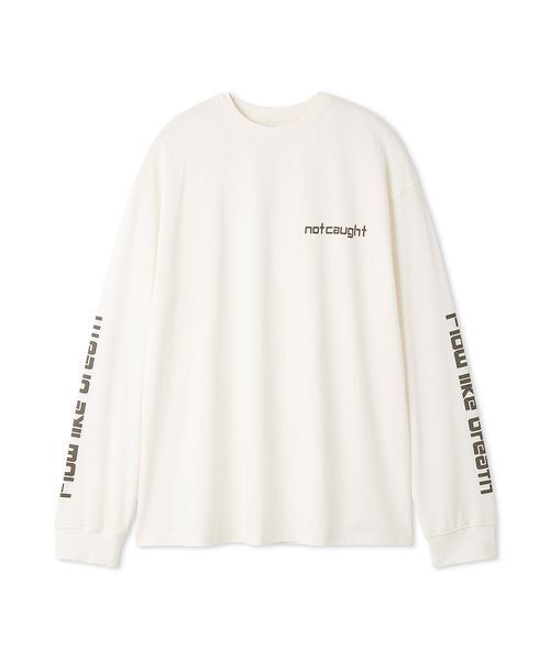 スリーブプリントグラフィックロンT（Tシャツ/カットソー）｜Mila Owen