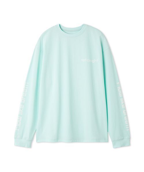 Mila Owen（ミラオーウェン）の「スリーブプリントグラフィックロンT（Tシャツ/カットソー・レディース・ホワイト/ピンク/ミント/ベージュ・F）」の3枚目の写真