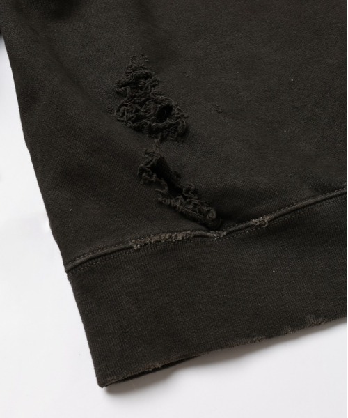 Jieda(ジエダ)の「DAMAGE PATCH ZIP HOODIE(パーカー・メンズ・ブラック/ブラウン・1/2)」の17枚目の写真