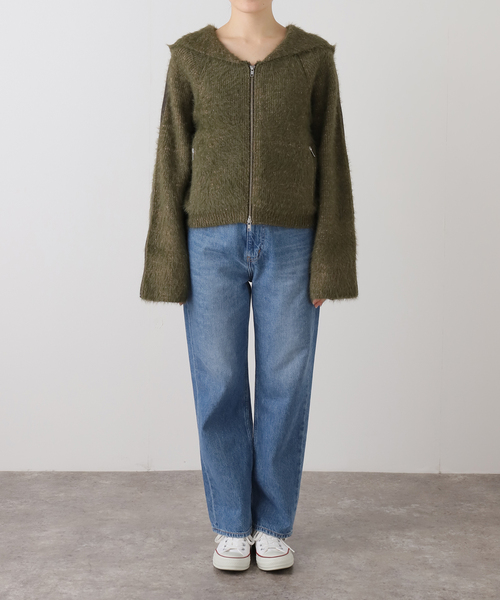 JOINT WORKS（ジョイントワークス）の「irojikake/イロジカケ GRASS JACKET（その他アウター・レディース・カーキ/アイボリー・SMALL）」の3枚目の写真