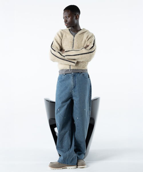 JOINT WORKS（ジョイントワークス）の「irojikake/イロジカケ GRASS JACKET（その他アウター・レディース・カーキ/アイボリー・SMALL）」の4枚目の写真