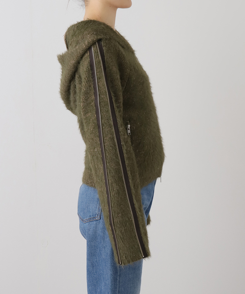 JOINT WORKS（ジョイントワークス）の「irojikake/イロジカケ GRASS JACKET（その他アウター・レディース・カーキ/アイボリー・SMALL）」の9枚目の写真