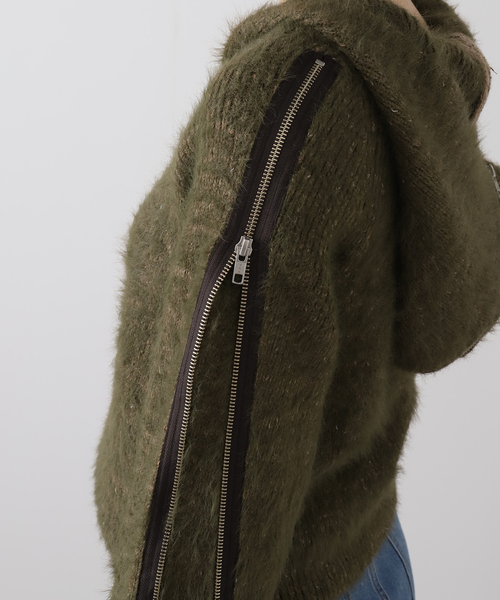 JOINT WORKS（ジョイントワークス）の「irojikake/イロジカケ GRASS JACKET（その他アウター・レディース・カーキ/アイボリー・SMALL）」の12枚目の写真