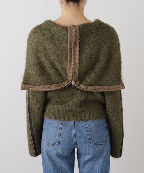JOINT WORKS（ジョイントワークス）の「irojikake/イロジカケ GRASS JACKET（その他アウター・レディース・カーキ/アイボリー・SMALL）」の14枚目の写真