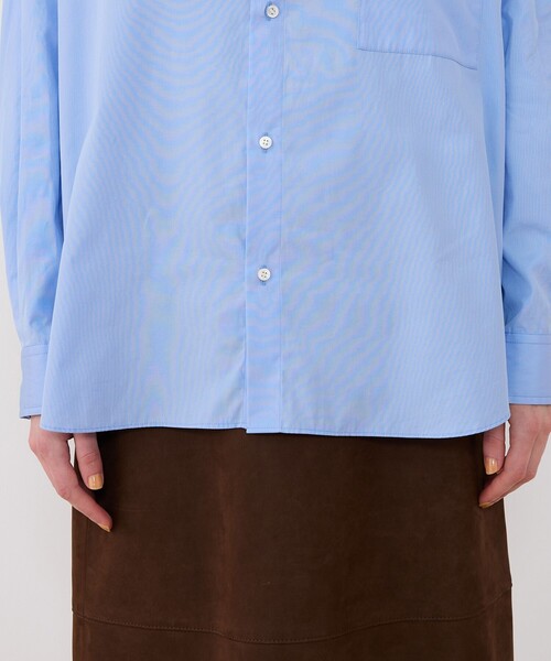 スムースドライコットン メンズライクシャツ（シャツ/ブラウス