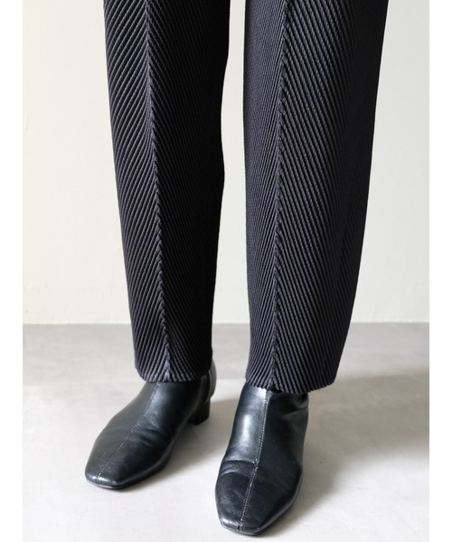 DOLLUPOOPS(ドールアップウップス)の「ヘリンボーンプリーツイージーパンツ(その他パンツ・レディース・カーキ/ブラック・38)」の15枚目の写真