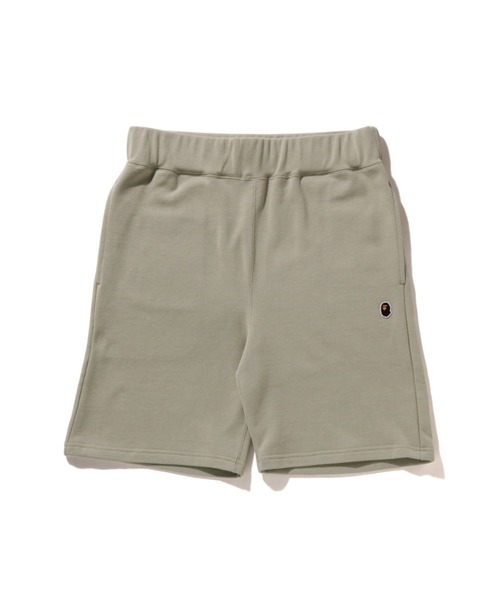 A BATHING APE(アベイシングエイプ)の「APE HEAD ONE POINT SWEAT SHORTS(スウェットパンツ・メンズ・ネイビー/ベージュ/ブルー/オリーブ/ブラック/グレー・X-LARGE/XX-LARGE/LARGE/SMALL/MEDIUM)」の1枚目の写真
