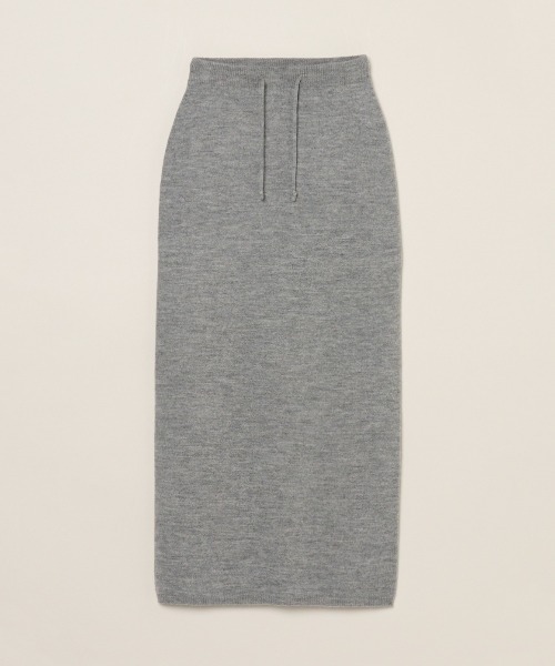 three dots(スリードッツ)の「ウールカシミヤ スカート(スカート・レディース・ヘザーグレー/グレー系その他/ブラック・SMALL/MEDIUM)」の4枚目の写真