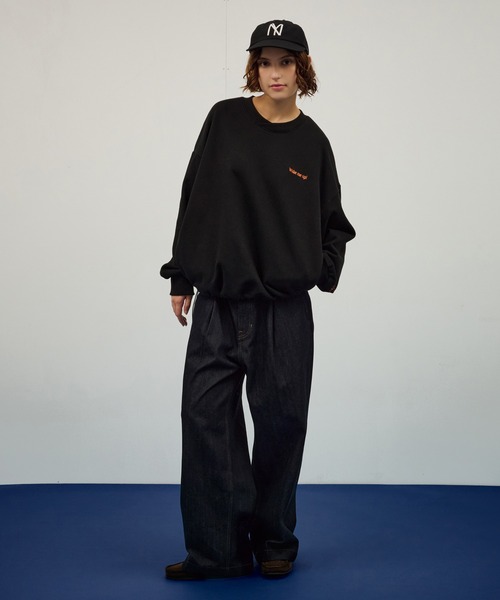 WETTEMPT(ウィテンプト)の「EMBROIDERY LOGO SWEAT / ロゴ刺繍スウェット(スウェット・メンズ・ネイビー/ブラック/グレー・SMALL/MEDIUM/LARGE)」の10枚目の写真