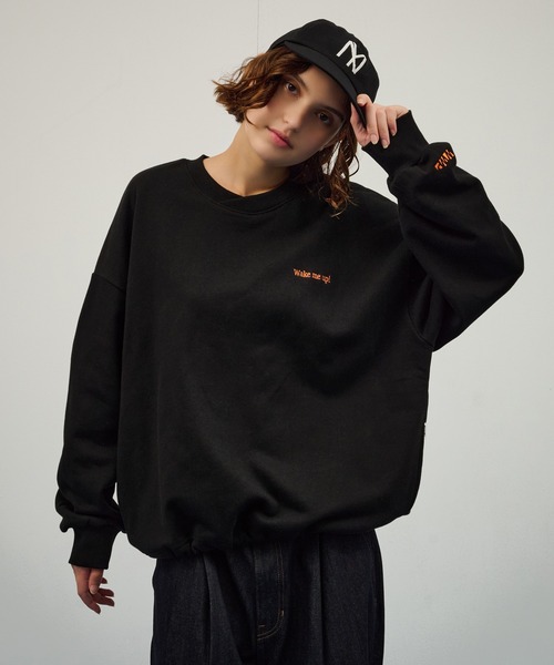 WETTEMPT(ウィテンプト)の「EMBROIDERY LOGO SWEAT / ロゴ刺繍スウェット(スウェット・メンズ・ネイビー/ブラック/グレー・SMALL/MEDIUM/LARGE)」の5枚目の写真