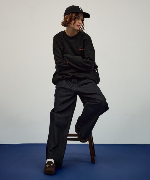 WETTEMPT(ウィテンプト)の「EMBROIDERY LOGO SWEAT / ロゴ刺繍スウェット(スウェット・メンズ・ネイビー/ブラック/グレー・SMALL/MEDIUM/LARGE)」の15枚目の写真