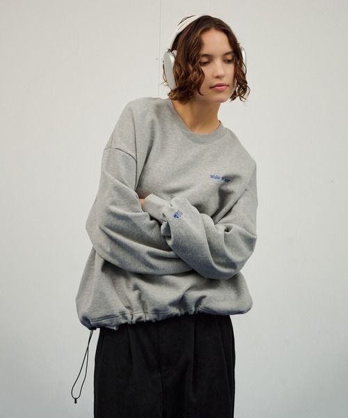 WETTEMPT(ウィテンプト)の「EMBROIDERY LOGO SWEAT / ロゴ刺繍スウェット(スウェット・メンズ・ネイビー/ブラック/グレー・SMALL/MEDIUM/LARGE)」の21枚目の写真
