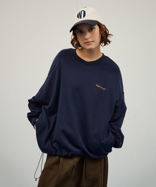EMBROIDERY LOGO SWEAT / ロゴ刺繍スウェット（スウェット）｜WETTEMPT