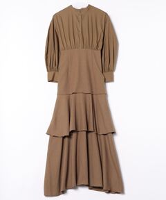 AMERI 新品 SHIRT DOCKING TIERED DRESS セール】SHIRT DOCKING TIERED DRESS（ワンピース）｜Ameri