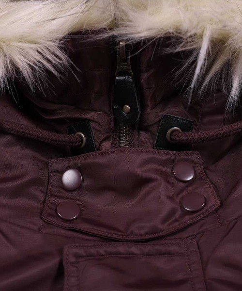 A'GEM/9 × .kom 『FANCY CLUB/ファンシークラブ』 EYELET FUR MA-1