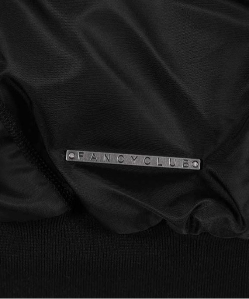 FANCY CLUB（ファンシークラブ）の「A'GEM/9 × .kom 『FANCY CLUB/ファンシークラブ』 EYELET FUR MA-1/アイレット ファー MA-1（MA-1・レディース・ボルドー/ブラック・FREE）」の21枚目の写真