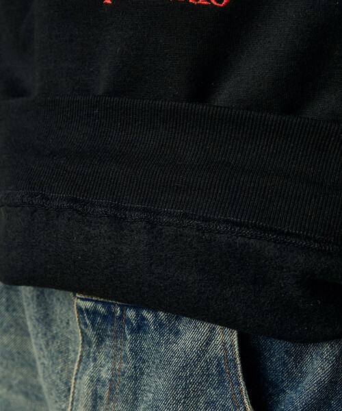 PUBLUX(パブリュクス)の「PUBLUX/パブリュクス LOVE POP STUDIO FLOWER EMBROIDERY SWEAT(限定展開)(スウェット・メンズ・ライトグレー/ネイビー/ブラック・SMALL/MEDIUM/LARGE)」の21枚目の写真