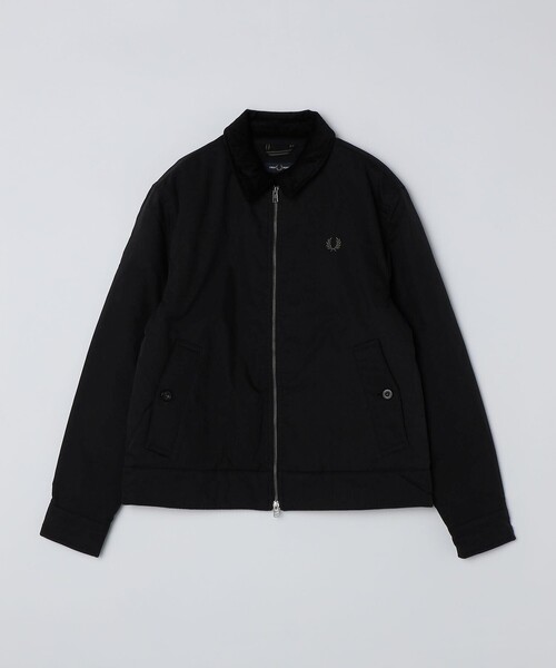FRED PERRY フレッドペリーコットンカーボンジャケット2024年モデル黒 Reissues Made In England Harrington Jacket(8 102：BLACK): | FRED