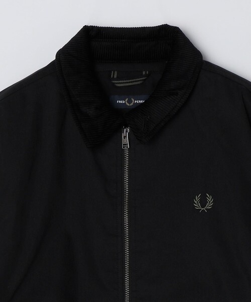 FRED PERRY(フレッドペリー)の「FRED PERRY: COTTON CABAN JACKET(ブルゾン・メンズ・ブラック・LARGE/MEDIUM)」の5枚目の写真