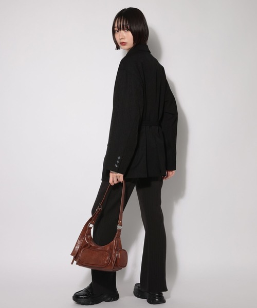 PAGEBOY（ページボーイ）の「ニットフレアパンツ（その他パンツ・レディース・ブラック/グレー・FREE）」の14枚目の写真