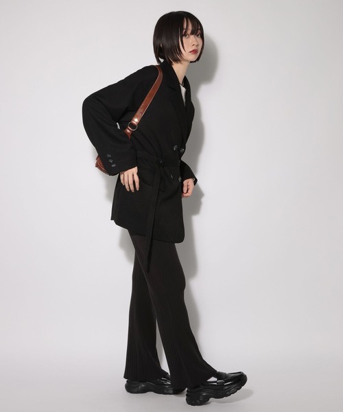 PAGEBOY（ページボーイ）の「ニットフレアパンツ（その他パンツ・レディース・ブラック/グレー・FREE）」の15枚目の写真