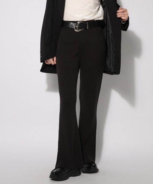 PAGEBOY（ページボーイ）の「ニットフレアパンツ（その他パンツ・レディース・ブラック/グレー・FREE）」の16枚目の写真