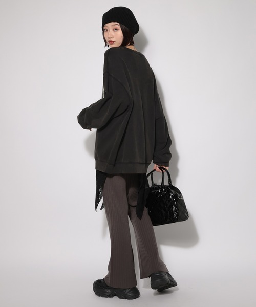 PAGEBOY（ページボーイ）の「ニットフレアパンツ（その他パンツ・レディース・ブラック/グレー・FREE）」の22枚目の写真