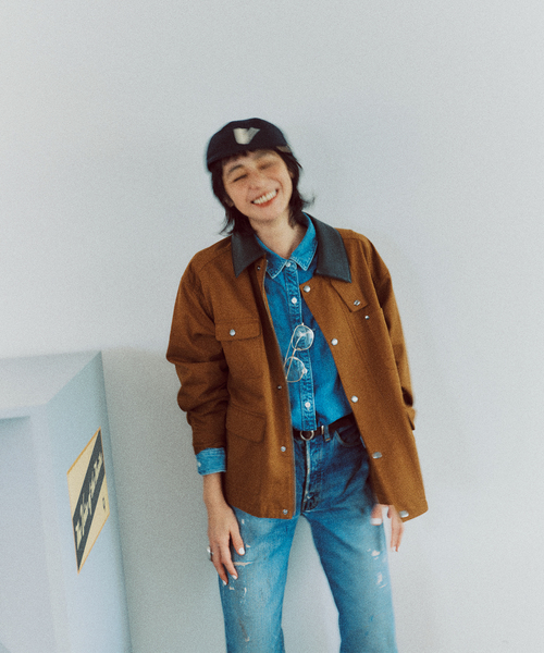 セール】《追加》【RENA x relume】カバーオールブルゾン