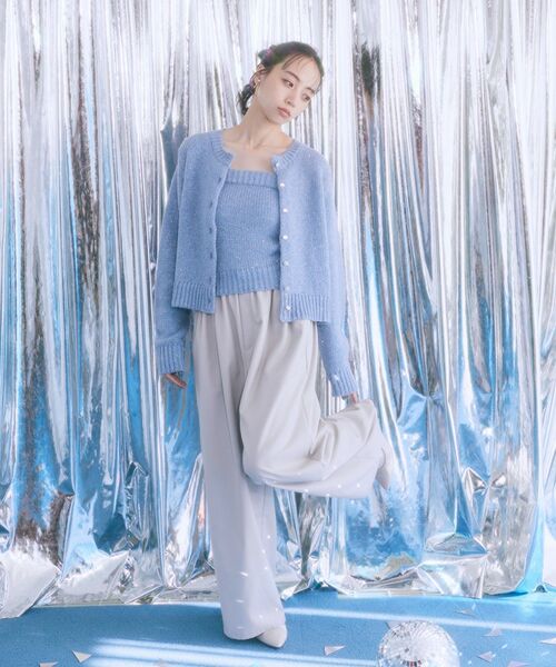 earth music&ecology（アースミュージックアンドエコロジー）の「ゆるとろパンツ（その他パンツ・レディース・ブラウン/グレイッシュベージュ/ブラック・F）」の8枚目の写真