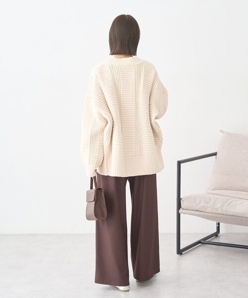 earth music&ecology（アースミュージックアンドエコロジー）の「ゆるとろパンツ（その他パンツ・レディース・ブラウン/グレイッシュベージュ/ブラック・F）」の14枚目の写真