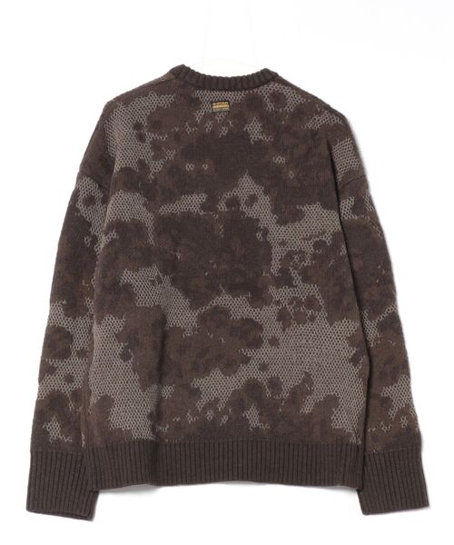 G-STAR（ジースター）の「Loose Jacquard Knit/オーバーサイズジャガード編みカモフラージュニットセーター（ニット/セーター・メンズ・カモフラージュ/ベージュ系その他・X-LARGE/X-SMALL/LARGE/MEDIUM/SMALL）」の3枚目の写真