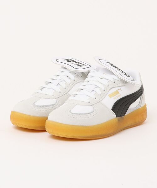PUMA(プーマ)の「Palermo Moda Tongue / パレルモ モーダ タン スニーカー(スニーカー・レディース・グレー系その他/ブラック×ホワイト・34/36/38/40/35/37/39)」の2枚目の写真