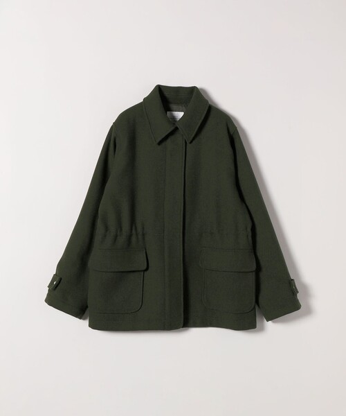 SHIPS any（シップス エニィ）の「SHIPS any: メルトン ジップ フィールド コート（その他アウター・レディース・オリーブ/ブラック・ONE SIZE）」の15枚目の写真