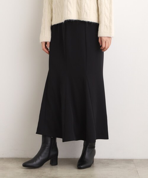 grove（グローブ）の「ウエストサイドリブマーメイドスカート（スカート・レディース・ブラック/ライトベージュ/カーキ・05/02/01/04/03）」の12枚目の写真