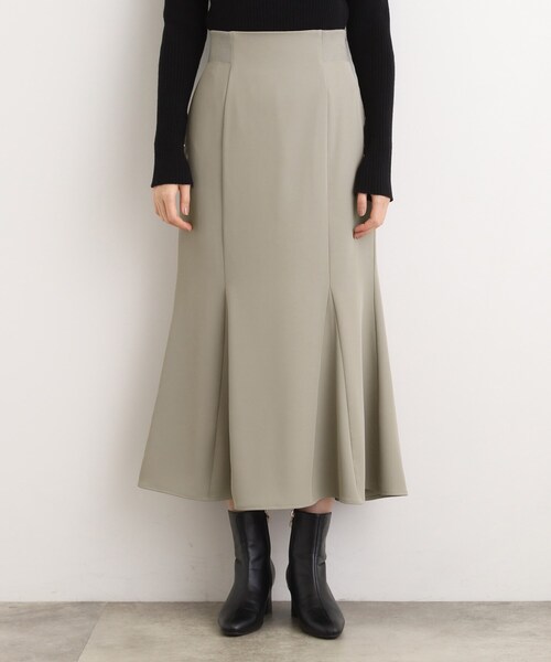 grove（グローブ）の「ウエストサイドリブマーメイドスカート（スカート・レディース・ブラック/ライトベージュ/カーキ・05/02/01/04/03）」の16枚目の写真