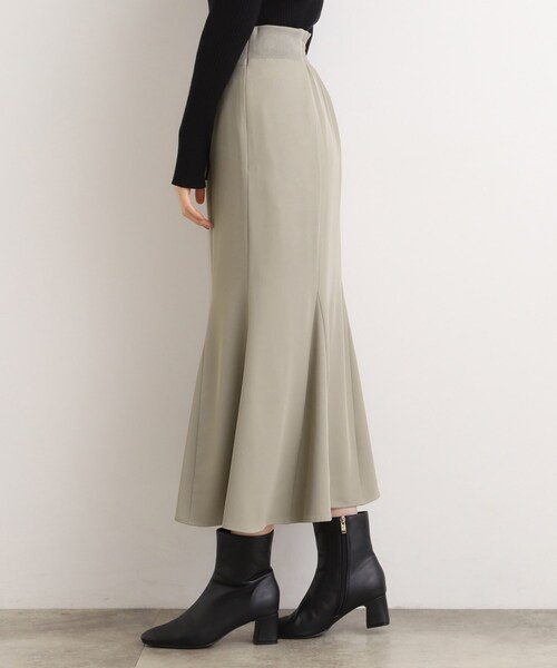 grove（グローブ）の「ウエストサイドリブマーメイドスカート（スカート・レディース・ブラック/ライトベージュ/カーキ・05/02/01/04/03）」の17枚目の写真