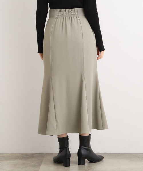 grove（グローブ）の「ウエストサイドリブマーメイドスカート（スカート・レディース・ブラック/ライトベージュ/カーキ・05/02/01/04/03）」の18枚目の写真