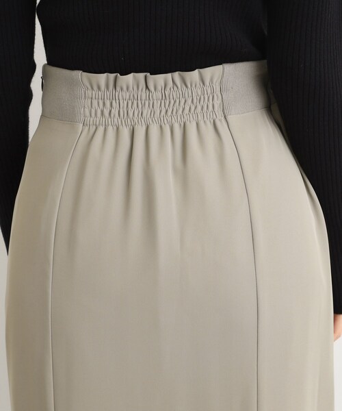 grove（グローブ）の「ウエストサイドリブマーメイドスカート（スカート・レディース・ブラック/ライトベージュ/カーキ・05/02/01/04/03）」の20枚目の写真