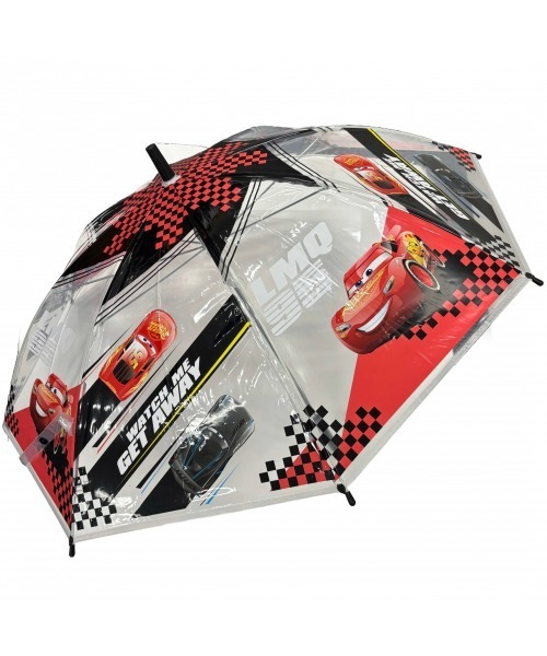 Disney（ディズニー）の「ディズニー　ビニール傘　カーズ 50cm（長傘・キッズ・レッド・50cm）」の4枚目の写真