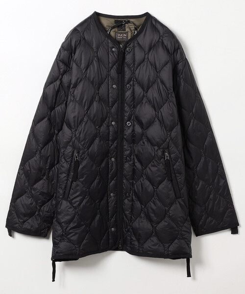 TAION（タイオン）の「限定展開 TAION/タイオン M65 ライナーWジップ ダウンジャケット-ソフトシェル / M65LSZBML-1（ダウンジャケット/コート・メンズ・ブラック/オリーブ・LARGE/MEDIUM/X-LARGE/SMALL）」の4枚目の写真