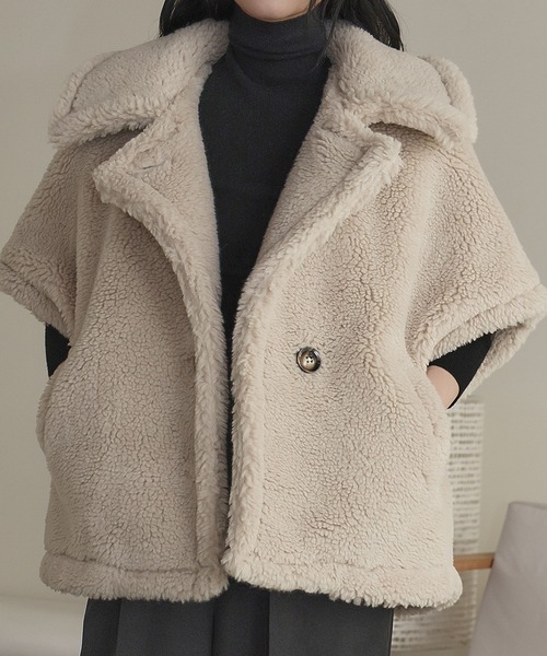 cen. ボアフレアコート　インスタ　ボアコート テディ cen. ボアフレアコート インスタ ボアコート テディ cen. ボアフレア