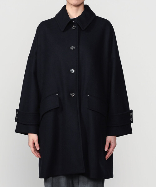 Mackintosh（マッキントッシュ）の「MACKINTOSH | HUMBIE NAVY WOMEN（ステンカラーコート・レディース・ネイビー・8/6/4）」の10枚目の写真