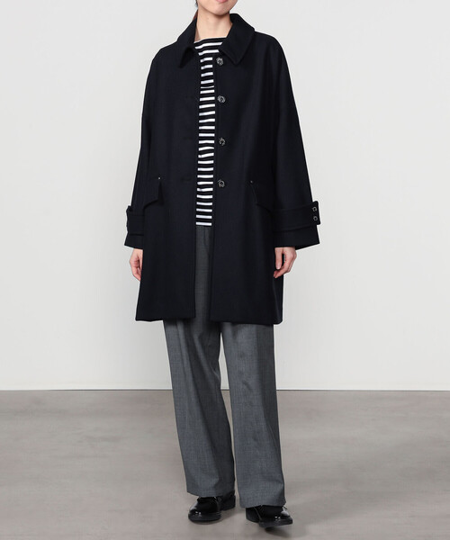 Mackintosh（マッキントッシュ）の「MACKINTOSH | HUMBIE NAVY WOMEN（ステンカラーコート・レディース・ネイビー・8/6/4）」の15枚目の写真