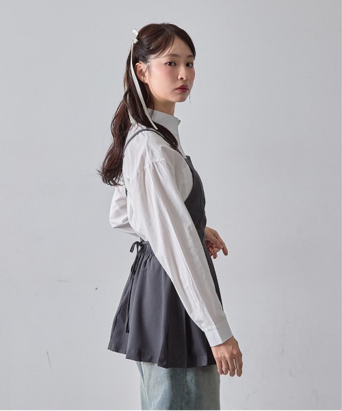 mul.(ムル)の「プリーツキャミワンピース(ワンピース・レディース・グレー/ブラック・FREE)」の16枚目の写真