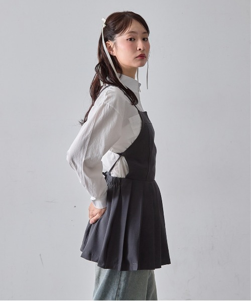 mul.(ムル)の「プリーツキャミワンピース(ワンピース・レディース・グレー/ブラック・FREE)」の17枚目の写真