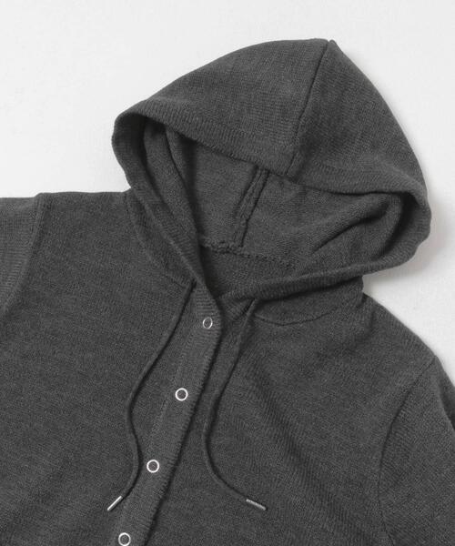 SENSE OF PLACE by URBAN RESEARCH（センスオブプレイスバイアーバンリサーチ）の「コンパクトフーディセーター（ニット/セーター・レディース・アイボリー/チャコールグレー/レッド・ONE）」の22枚目の写真