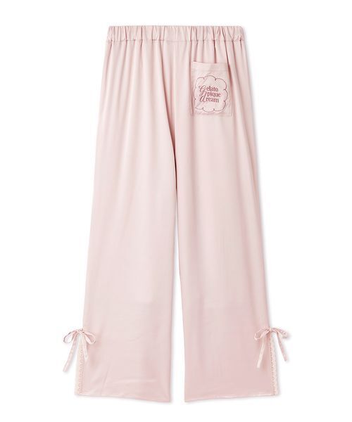 ジェラートピケ　サテンルームウェア gelato pique（ジェラートピケ）の「サテンシャツ（ルームウェア