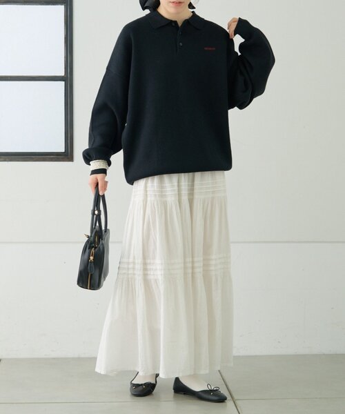 GEVACO】ロングスリーブニットポロ（ニット/セーター）｜GEVACO